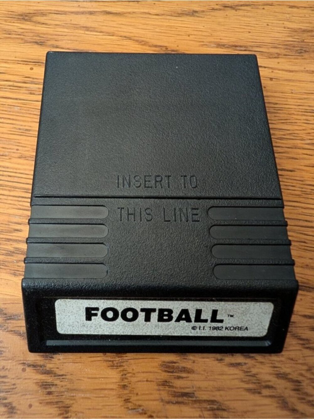 Vintage Mattel Intellivision Football Game + Original Playbook 1982